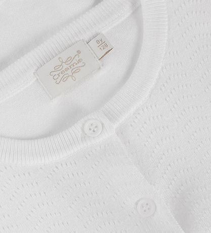 Creamie Cardigan - Pointelle - Cloud