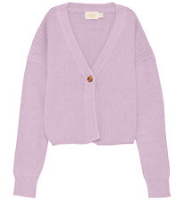 Creamie Cardigan - Strik - Lavender Frost