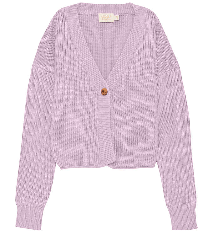 Creamie Cardigan - Strik - Lavender Frost