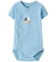 Name It Bodysuit s/s - NbmVacion - Airy Blue/boat