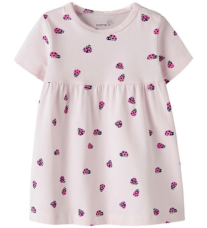 Name It Kjole - NbfVandora - Cradle Pink/Ladybug