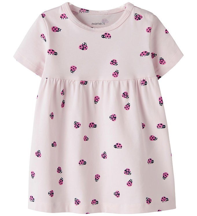 Name It Kjole - NbfVandora - Cradle Pink/Ladybug