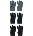 Name It Gloves - Noos - NknMagic - 3-Pack - Flint Stone/Dark SO