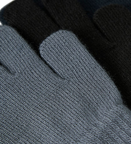 Name It Handsker - Noos - NknMagic - 3-pak - Flint Stone/DARK SA