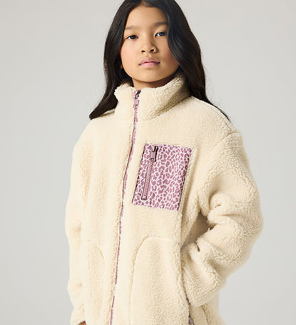 Name It Fleecejakke - NkfMonica - Fog