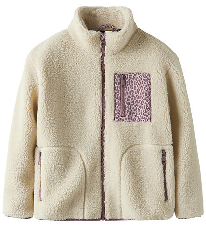 Name It Fleecejakke - NkfMonica - Fog