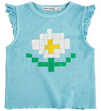 Bobo Choses T-Shirt - Pixel Daisy - Blå