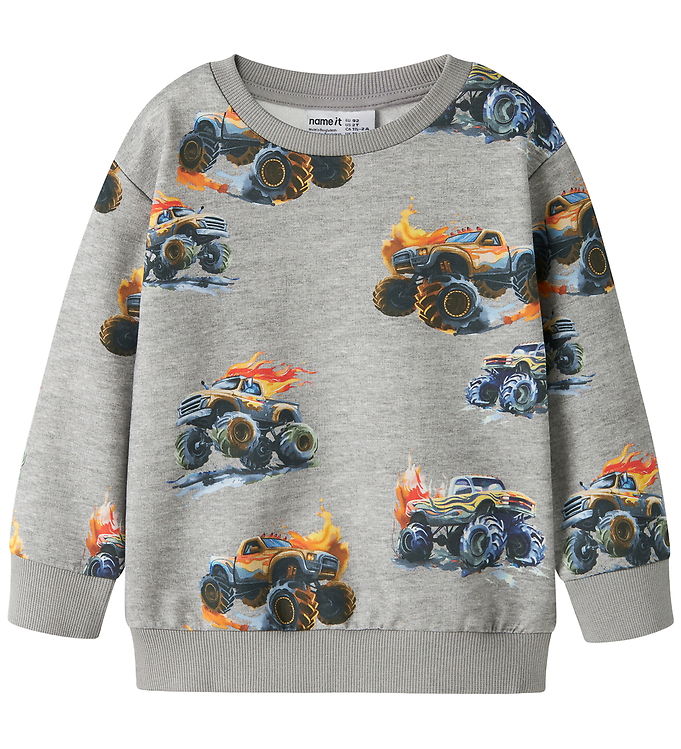 Name It Sweatshirt - NmmDali - Grey Melange