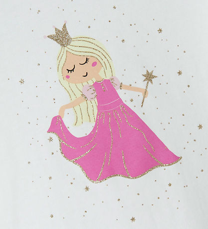 Name It Bluse - NmfVeen - Cloud Dancer/Princess