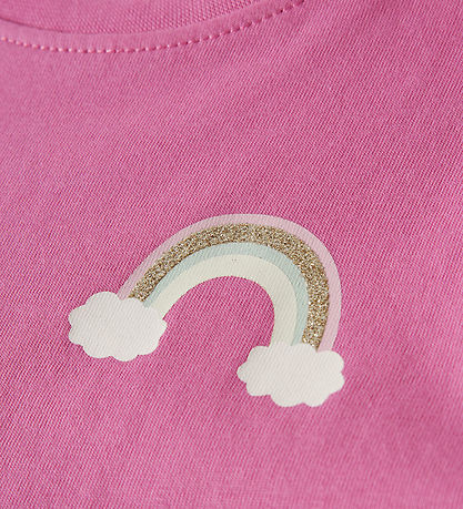 Name It Bluse - NmfVeen - Strawberry Moon/Small Rainbow