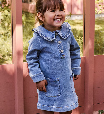 Name It Kjole - NmfGia - Medium Blue Denim