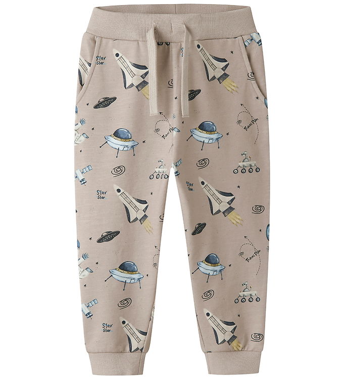 Name It Sweatpants Chateau Gray Med Space Print - Str. 2y 92cm
