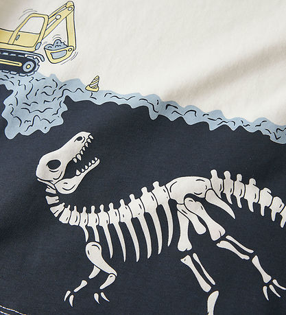 Name It Bluse - NmmVilasse - Cloud Dancer/Dino Excavator