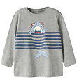 Name It Bluse - NmmVilasse - Grey Melange/Shark