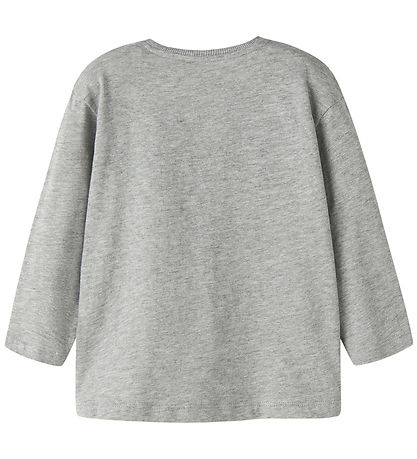 Name It Bluse - NmmVilasse - Grey Melange/Shark