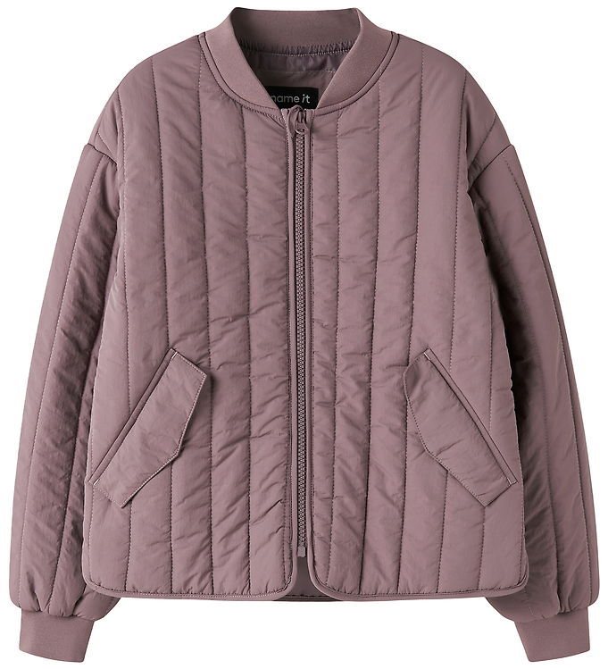 Name It Dynejakke - NkfMelody - Quilt - Grape Shake
