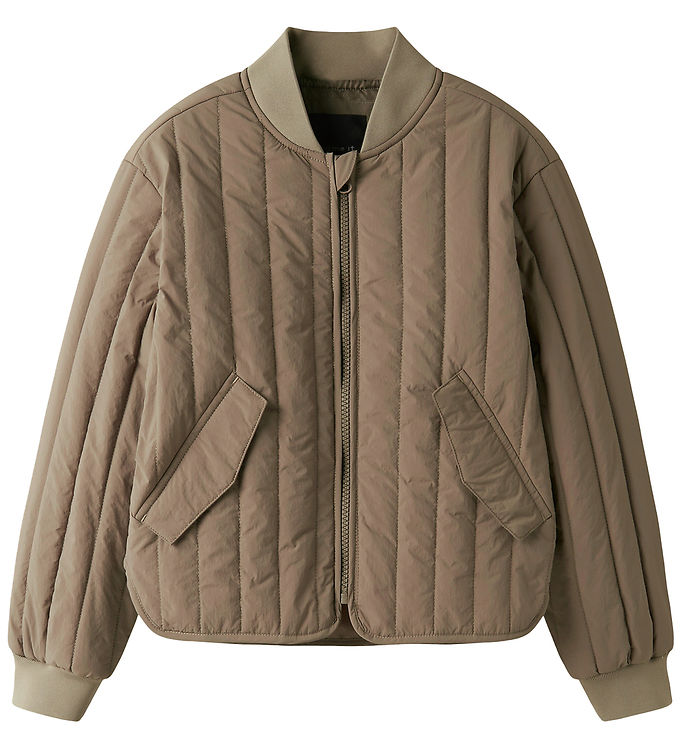 Name It Dynejakke - NkfMelody - Quilt - Fossil