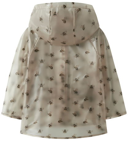 Lil' Atelier Regnjakke - NmnMamio - Turtledove m. Bier