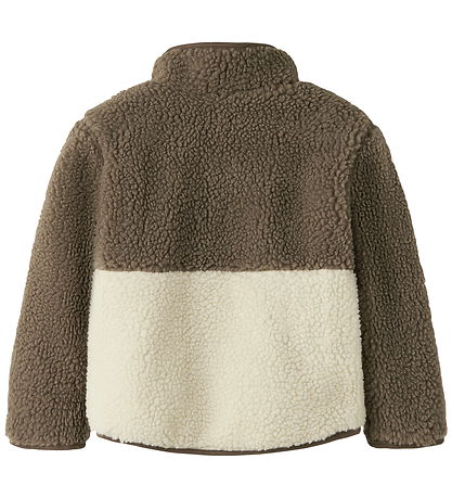 Lil Atelier Fleecejakke - NmmLajo - Turtledove/SHITAKE