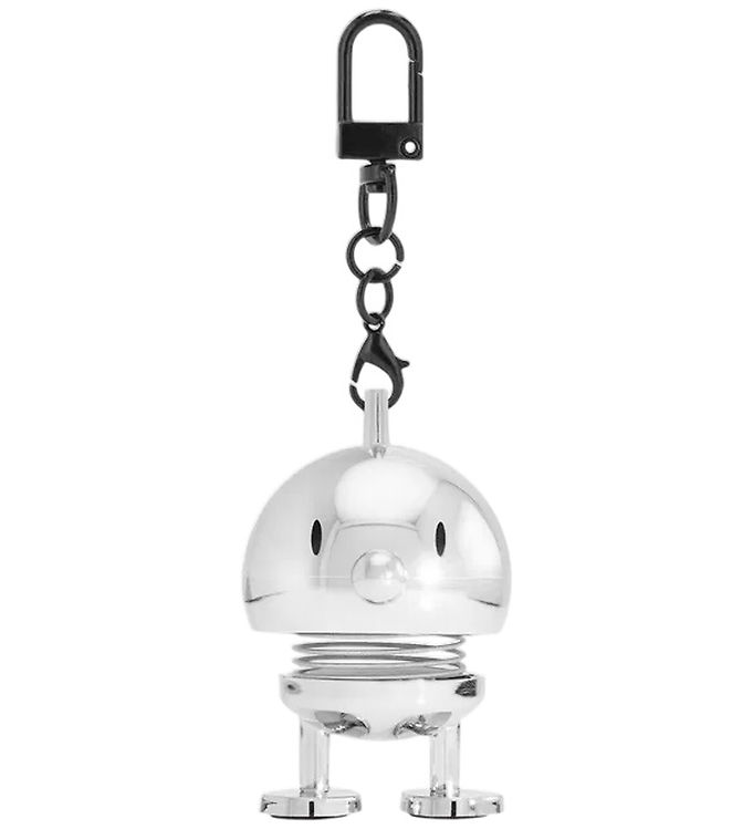 Hoptimist - Bag charm, 4x3,4x5,9 cm, Chrome