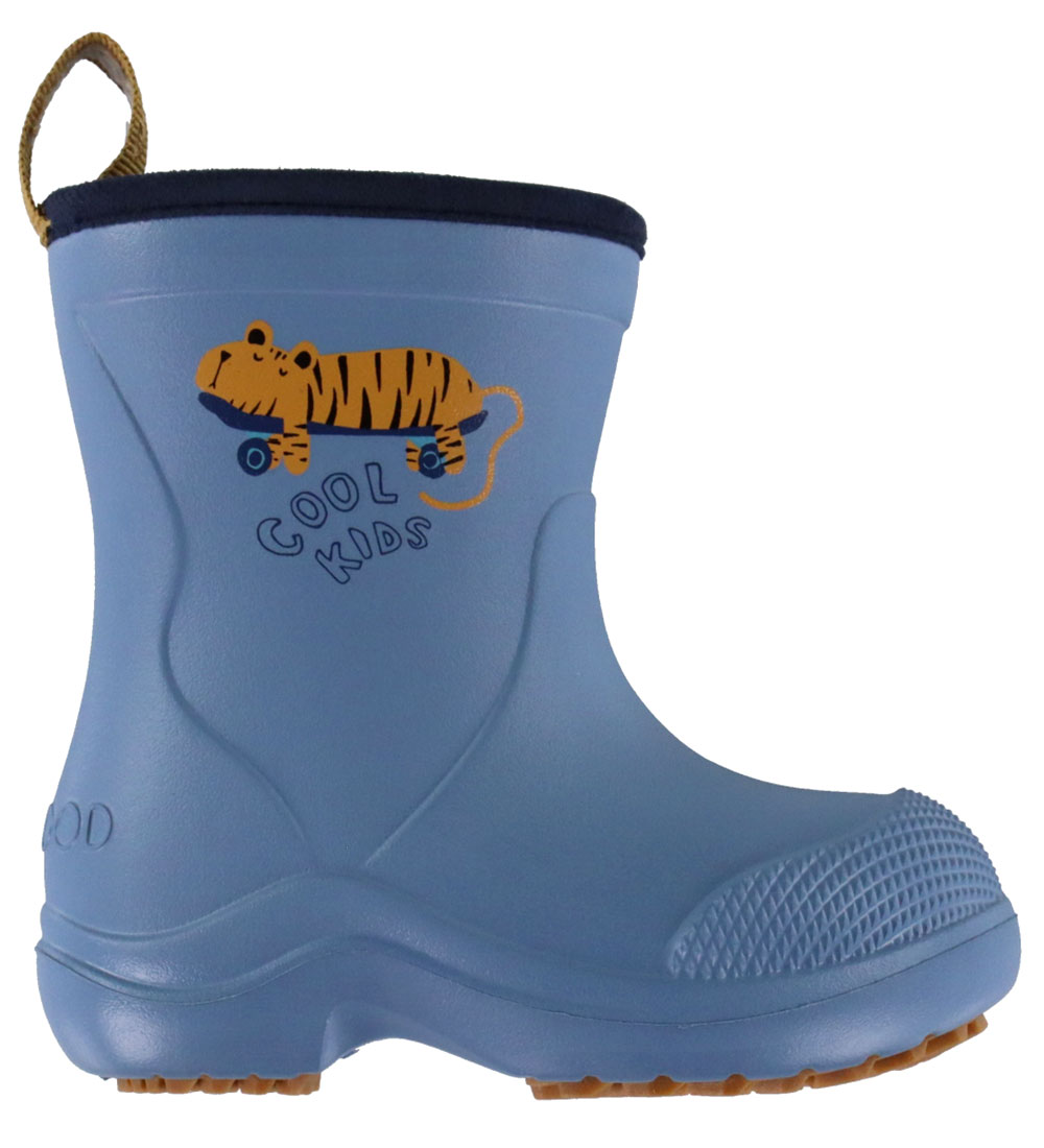 Liewood Gummistiefel - Aston - Tiger/Beach Blue - Liewood - 30 - Gummistiefel