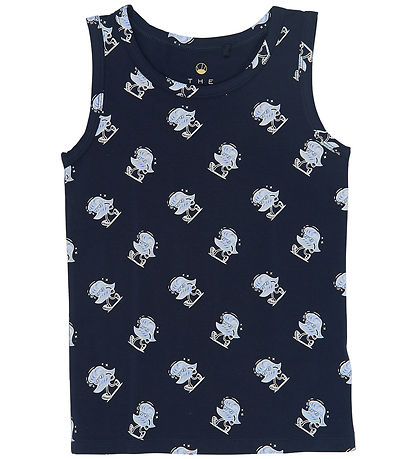 The New Undertrøje - 2-pak - TnThe - Navy Blazer AOP