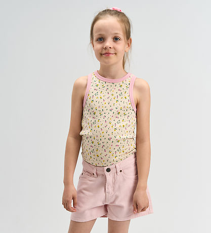 The New Tanktop - Rib - TnSummer - Gardenia AOP