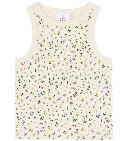 The New Tanktop - Rib - TnSummer - Gardenia AOP