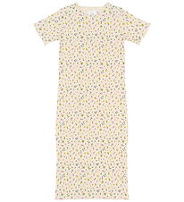 The New Kjole - Rib - TnSummer - Gardenia AOP