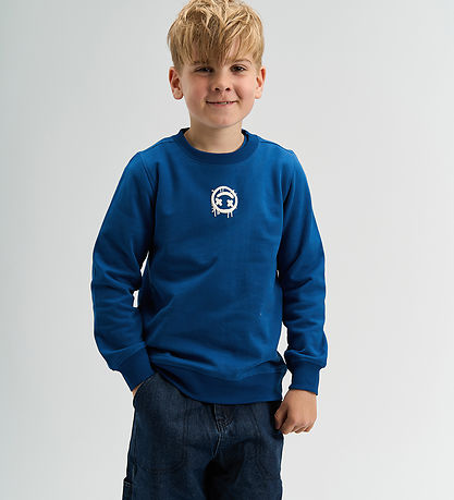 The New Sweatshirt - TnSamir - True Blue m. Hvid