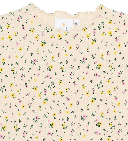 The New T-shirt - Rib - TnSummer - Gardenia AOP