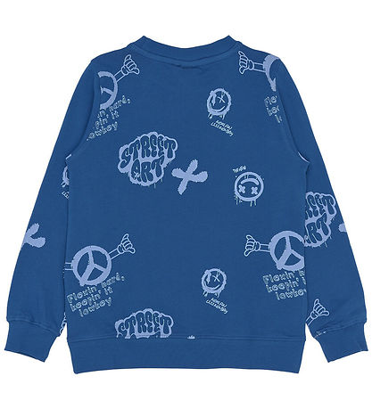 The New Sweatshirt - TnSpencer - True Blue AOP