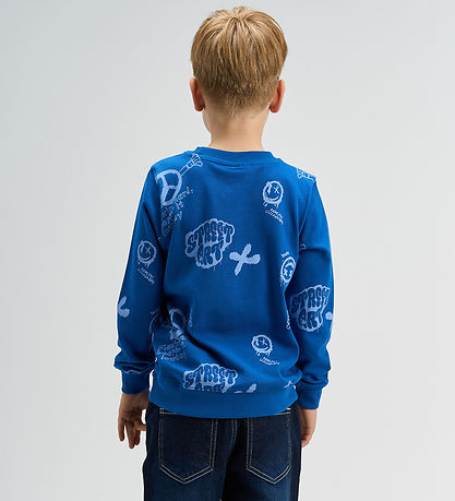 The New Sweatshirt - TnSpencer - True Blue AOP