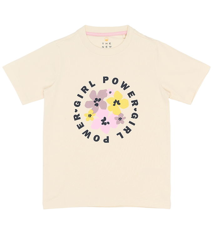 The New T-shirt - TnSamara - Gardenia m. Blomster