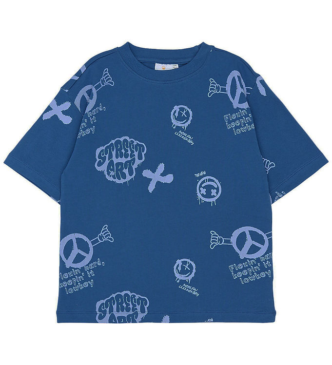 The New T-shirt - TnSpencer - True Blue AOP