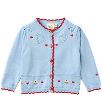 Flöss Cardigan - Strik - Blanca - Blue Sky