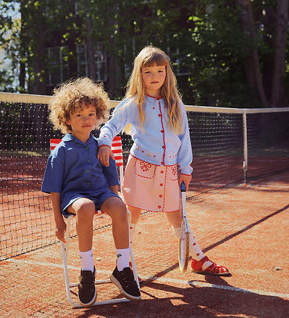 Flöss Cardigan - Strik - Blanca - Blue Sky