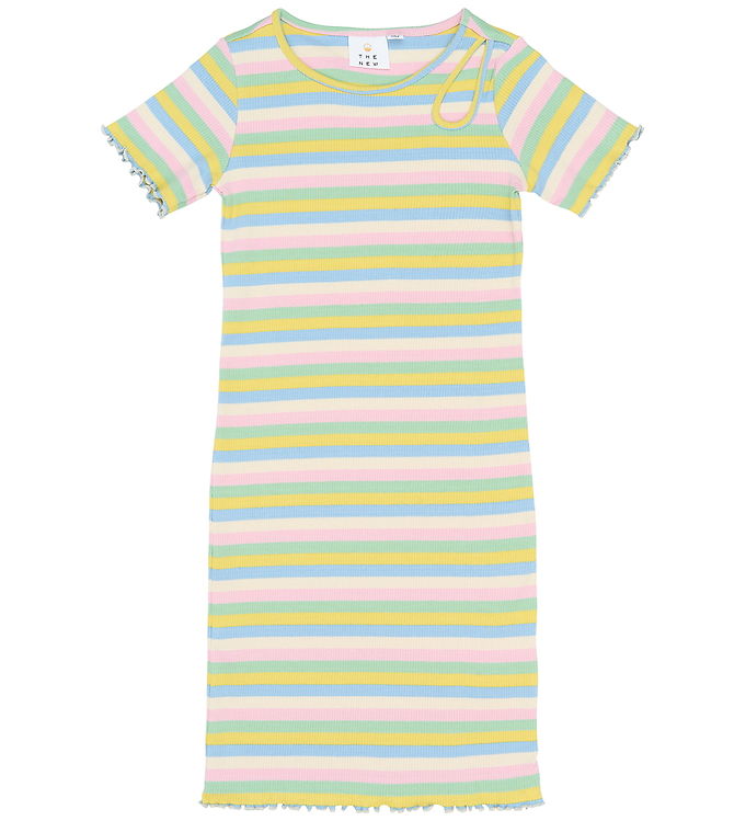 The New Kjole - Rib - TnStella - Multi Striped