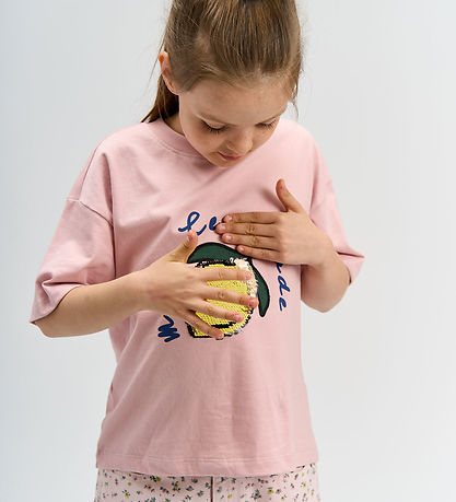 The New T-shirt - TnShannet - Silver Pink