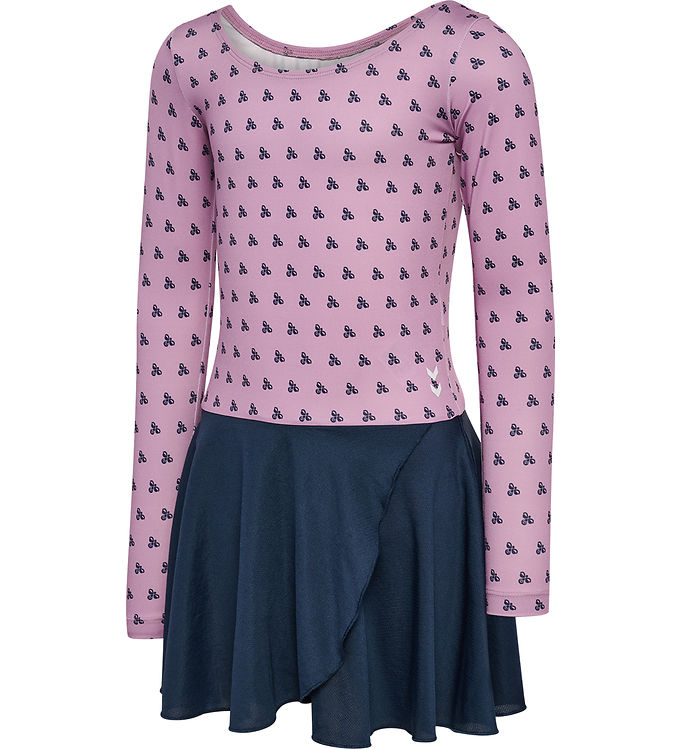 Hummel Gymnastikdragt - HmlJR Mix - Dress Blues/Lavender billede