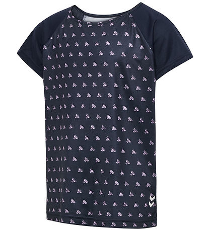 Hummel T-shirt - HmlJR Mix - Black Iris