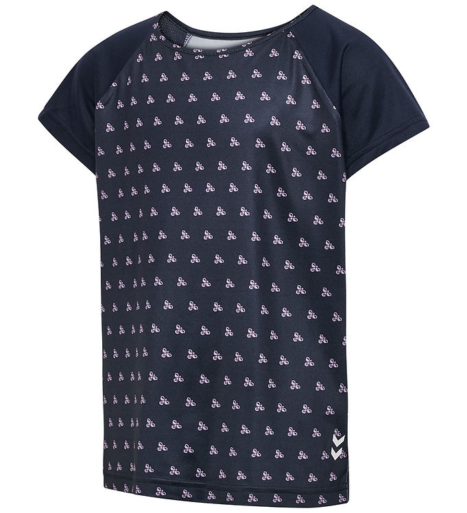 Hummel T-shirt - HmlJR Mix - Black Iris