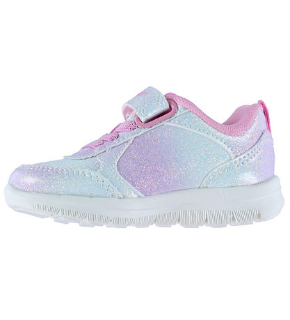 Color Kids Sko m. Velcro - Golden Haze m. Glitter