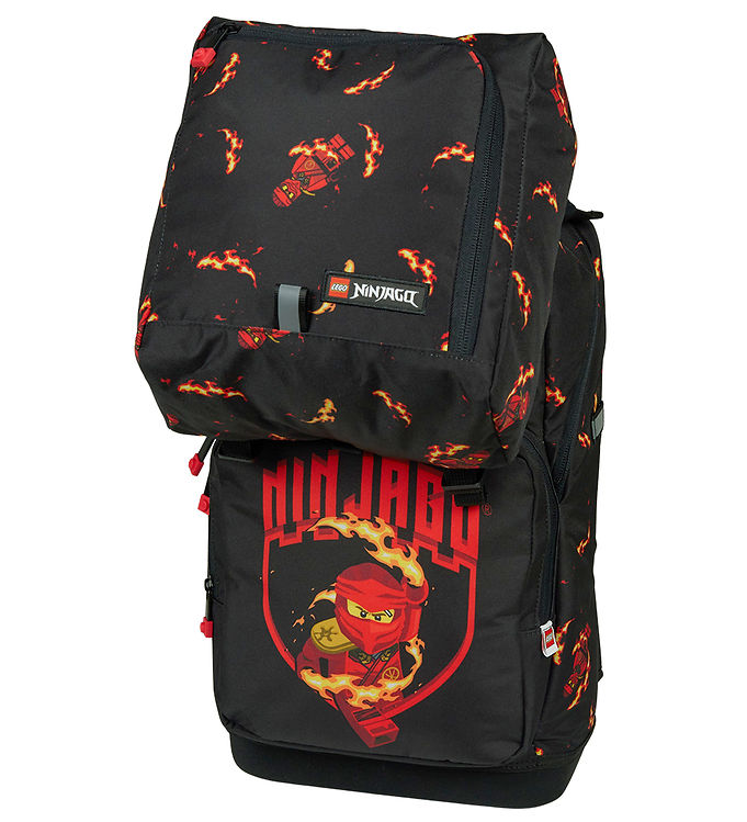 LEGO ® Ninjago Skoletaskesæt - Optimo - Kai - 20 L - Sort