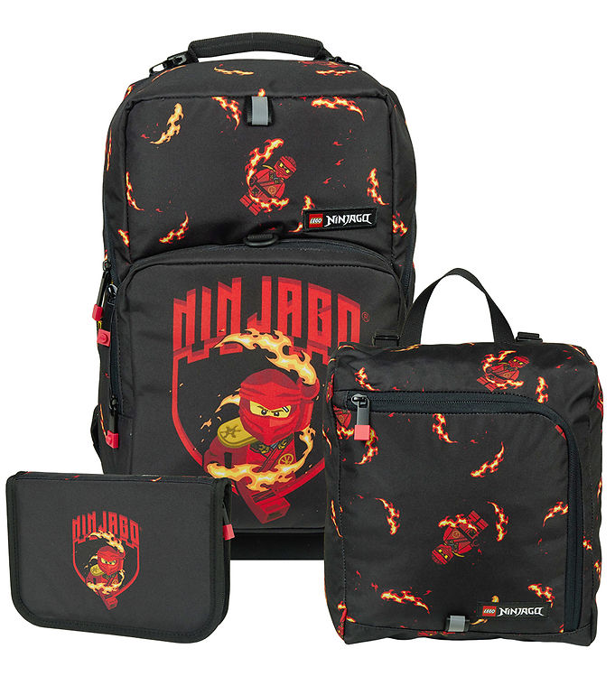 LEGO ® Ninjago Skoletaskesæt - Optimo - 20,5 L - Kai - Spinjitzu
