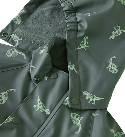 Name It Regntøj - NmmDry10 - Balsam Green/DINO