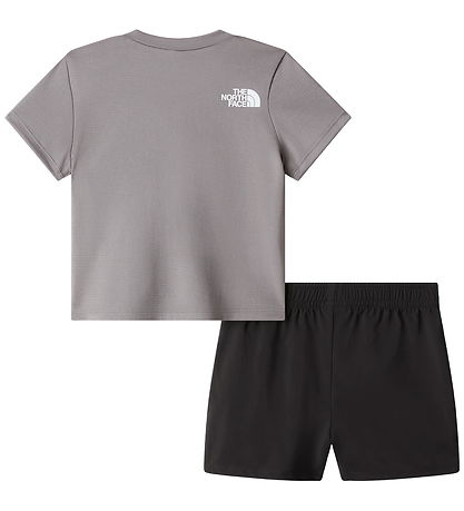 The North Face Shortssæt - Baby - Smoked Pearl/TNF Black