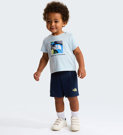 The North Face Shortssæt - Baby - Polar Haze/Summit Navy