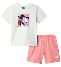 The North Face Shortssæt - Play Set - White Dune/Cora