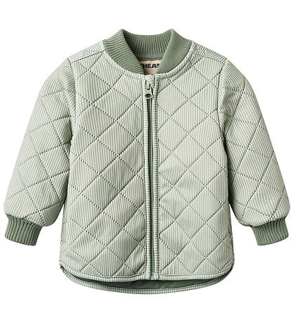 Wheat termojakke - Loui - Green Stripe